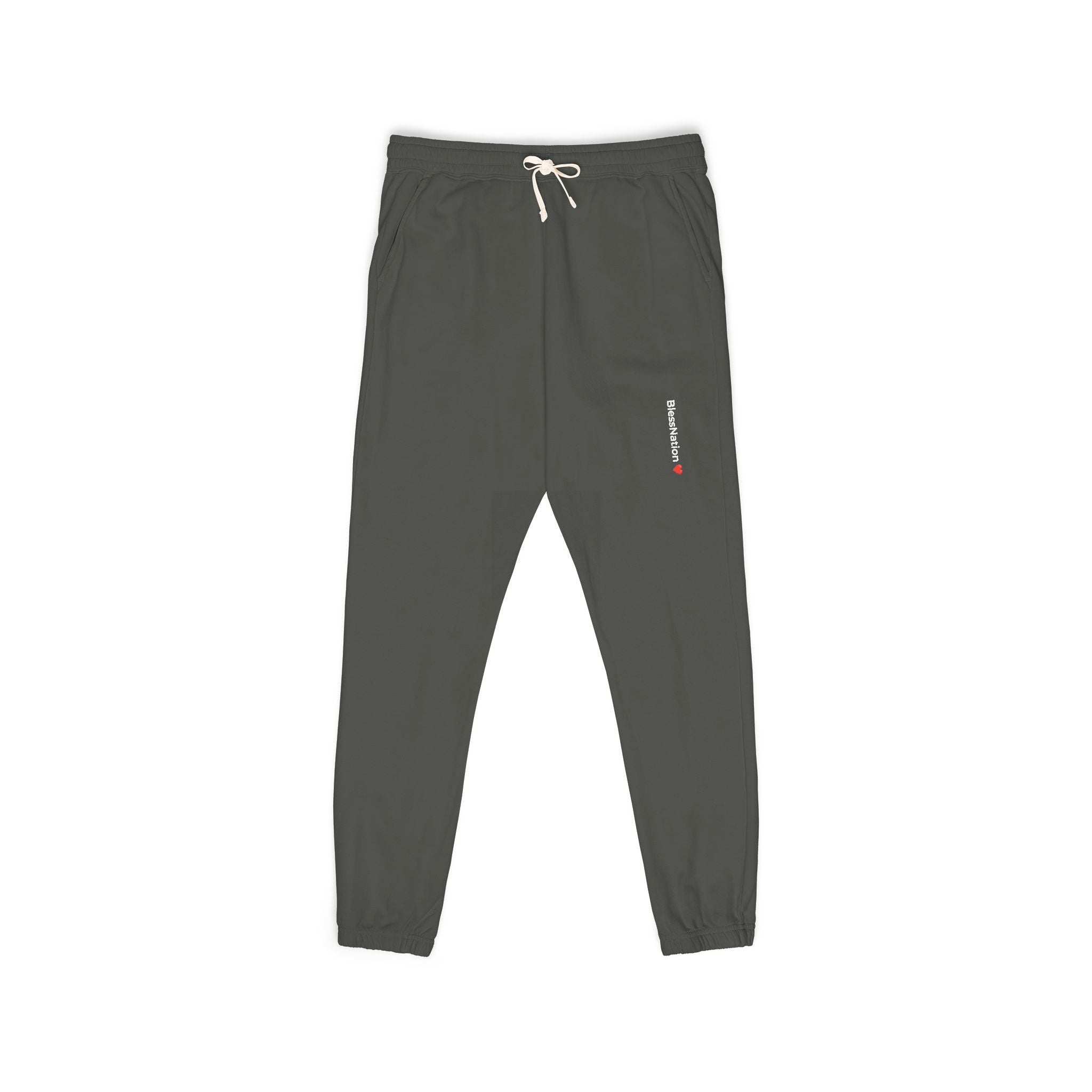 BlessNation ❤️ Fleece Sweatpants — Pepper