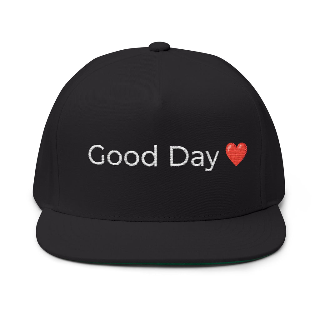 BlessNation ❤️ Good Day Heart Snapback Hat — Black