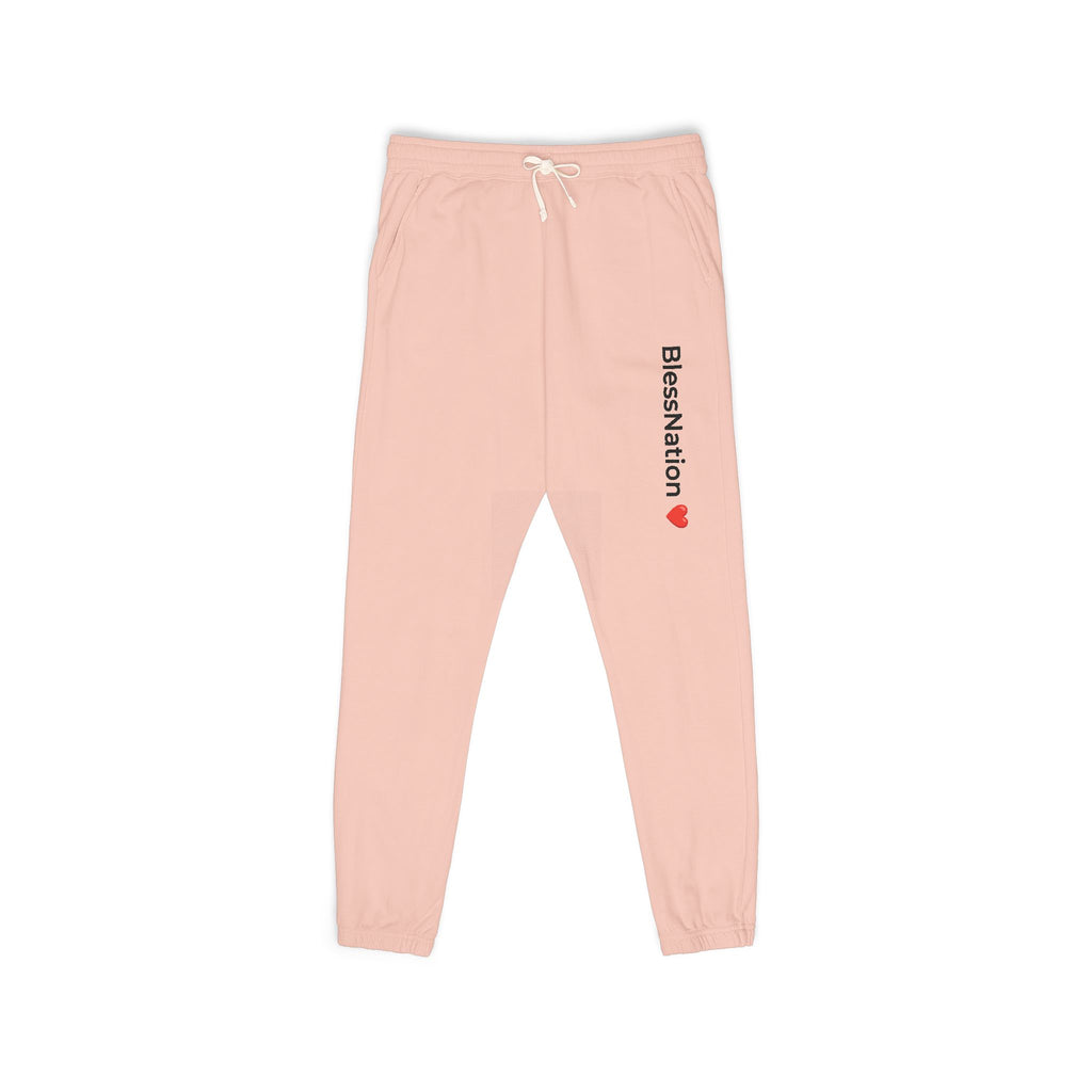 BlessNation ❤️ Fleece Sweatpants — Peachy