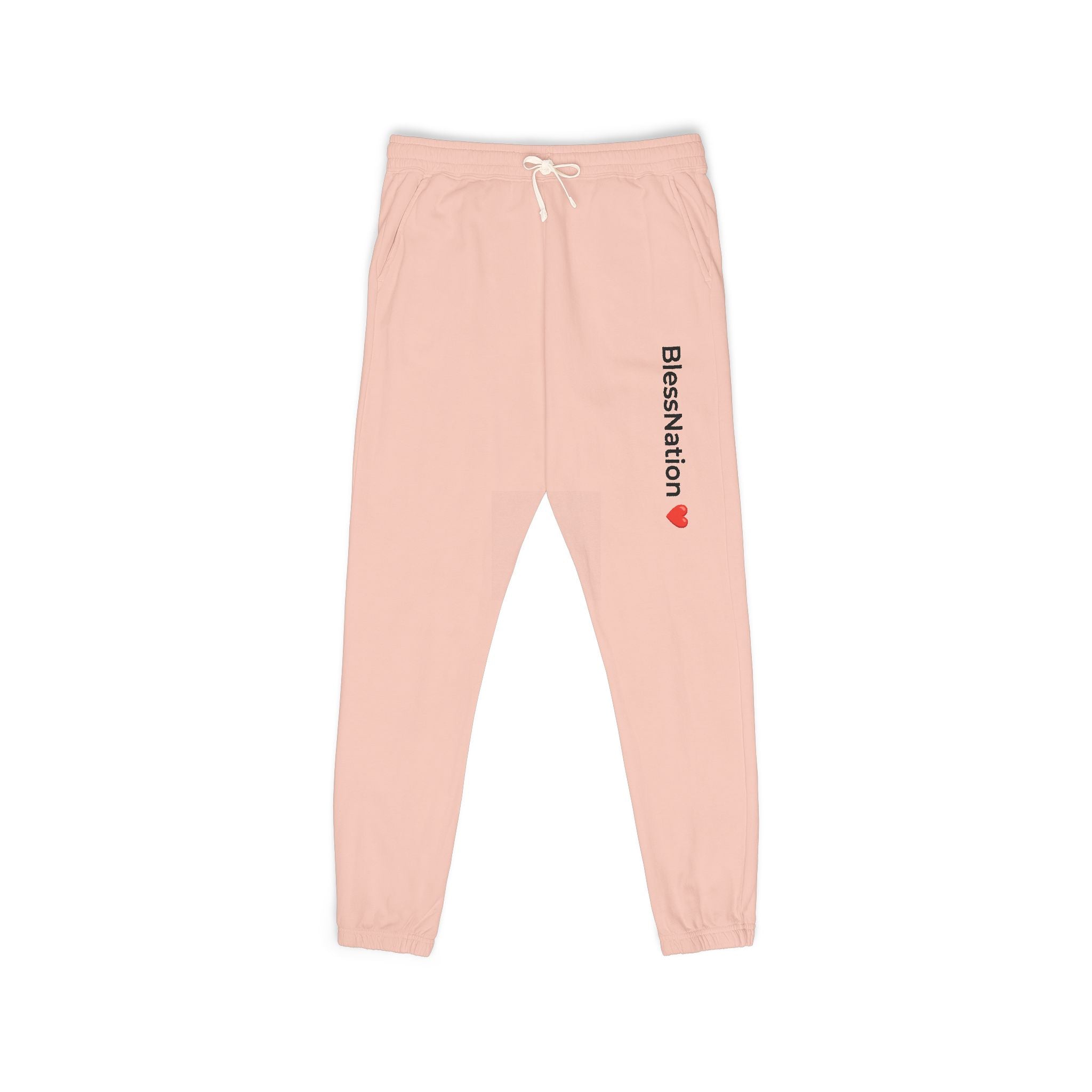 BlessNation ❤️ Fleece Sweatpants — Peachy