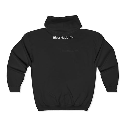 BlessNation ❤️ Classic Zip Hoodie — Black